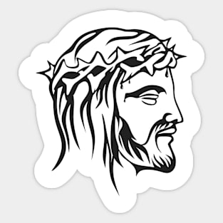 Picture of Jesus Crown Of Thorns Sticker